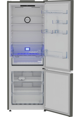 Beko Холодильник Beko з нижн. мороз., 192x70x74.5, холод.відд.-340л, мороз.відд.-150л, 2дв., А++, NF, дисплей, HarvestFresh, нерж