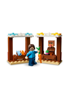 LEGO Конструктор Minecraft Напад на село з повітряною кулею Ґаст