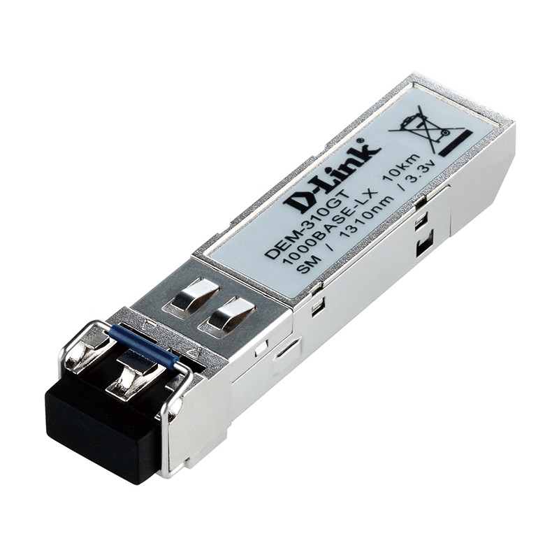 D-Link Трансивер DEM-310GT SFP, 1x1000BaseLX. SM 10км, LC (10шт/уп)