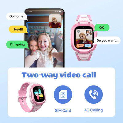 Mibro Дитячий годинник-телефон P6, 1.4", 240x280, GPS, 2MP, 900мА·год, 2АТM, сірий Mibro Дитячий годинник-телефон P6, 1.4", 240x280, GPS, 2MP, 900мА·год, 2АТM, сірий