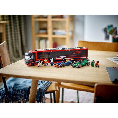 LEGO Конструктор LEGO City Вантажівка F1 з автомобілями RB20 та AMR24 LEGO Конструктор LEGO City Вантажівка F1 з автомобілями RB20 та AMR24