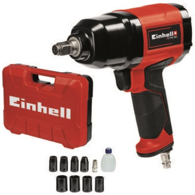 Einhell Гайковерт TC-PW 340 пневматичний, 340 Нм, 6.3 бар, 142 л/хв, 1.9 кг