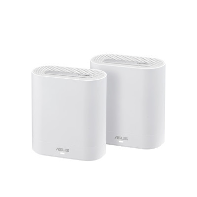 ASUS Маршрутизатор ExpertWiFi EBM68 2PK white AX7800 3xGE LAN 1x2.5GE WAN 1xUSB3.2 WPA3 OFDMA MESH
