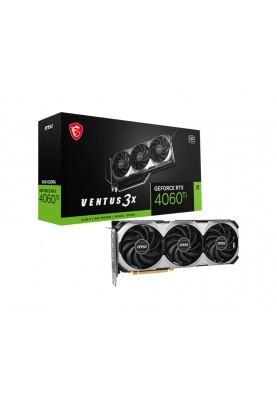 MSI Відеокарта GeForce RTX 4060 Ti 8GB GDDR6 VENTUS 3X E OC