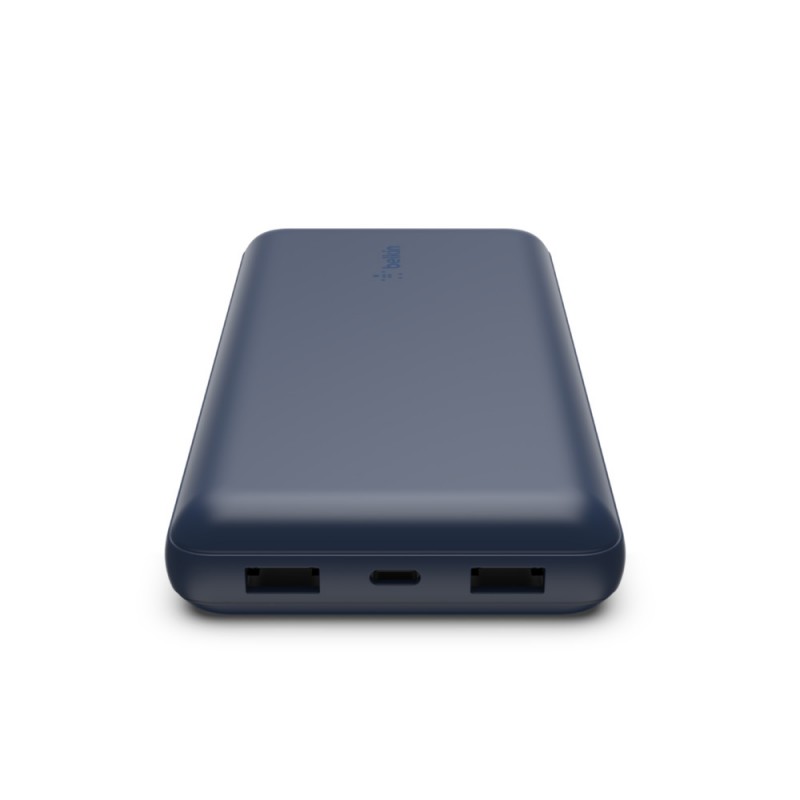 Belkin Портативний зарядний пристрій 20000mAh, 15W Dual USB-A, USB-C, blue