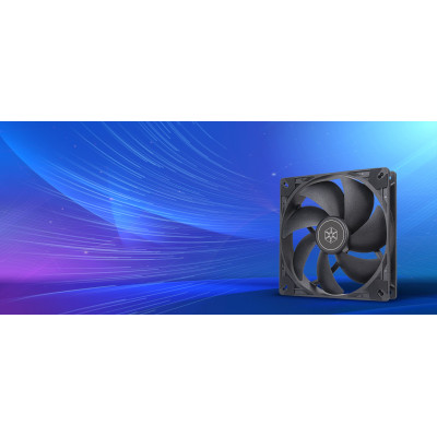 SilverStone Корпусний вентилятор Vista VS140B, 140mm, 1600rpm, 4pin PWM, 30.8dBa