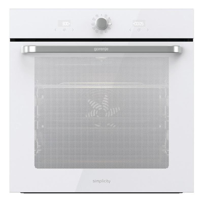 Gorenje Духова шафа електрична, 77л, A, пара, дисплей, макс.темпер.-300, білий
