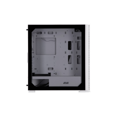 2E Gaming Корпус Vertex GI01W без БЖ 2xUSB3.0, 1xUSBType-C, 3x140мм ARGB, 1x120мм ARGB, VGA 380мм, LCS ready, контролер з пультом, TG Side Panel, EATX, білий