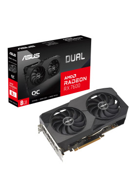 ASUS Відеокарта Radeon RX 7600 8GB GDDR6 DUAL OC EVO DUAL-RX7600-O8G-EVO