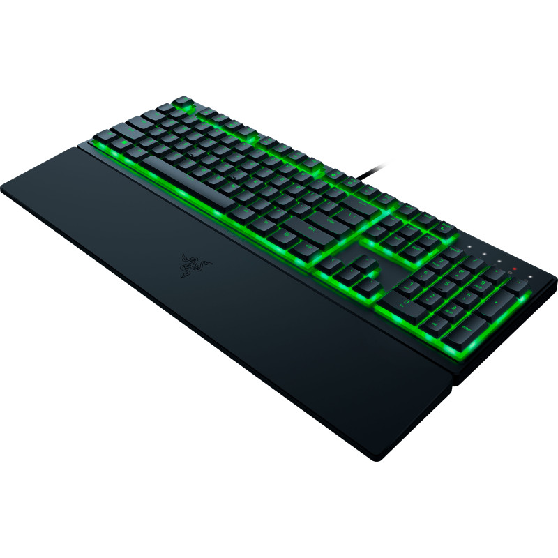 Razer Клавіатура мембранна Ornata V3 X 104key, USB-A, EN/UK, RGB, чорний