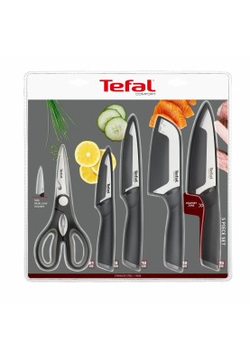 Tefal Набір ножів Tefal Comfort, 5предметів, нержавіюча сталь, пластик, чорниць