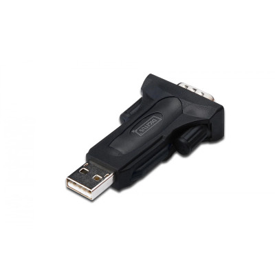 Digitus Адаптер USB 2.0 to RS232, RS485 incl., чорний Digitus Адаптер USB 2.0 to RS232, RS485 incl., чорний