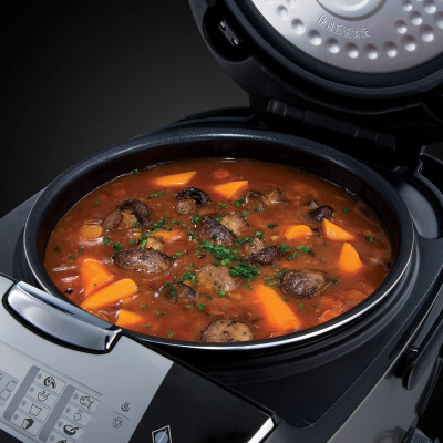 Russell Hobbs Мультиварка Cook&Home, 900Вт, чаша-5л, сенсорне, метал/пластик, чорний Russell Hobbs Мультиварка Cook&Home, 900Вт, чаша-5л, сенсорне, метал/пластик, чорний