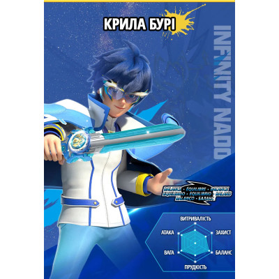 Infinity Nado Дзиґа VI Power Pack Крила Бурі (Gale Wings)