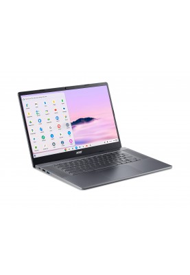 Acer Ноутбук Chromebook Plus CB515-2HT 15" FHD IPS Touch, Intel i5-1335U, 16GB, F512GB, UMA, ChromeOS, сірий