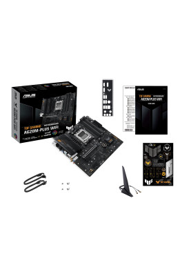 ASUS Материнська плата A620M-F GAMING WIFI sAM5 A620 4xDDR5 HDMI DP Wi-Fi BT mATX