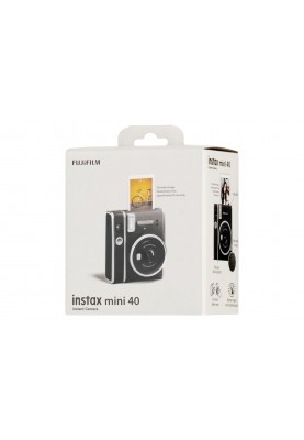 Fujifilm Фотокамера миттєвого друку MINI 40 BLACK