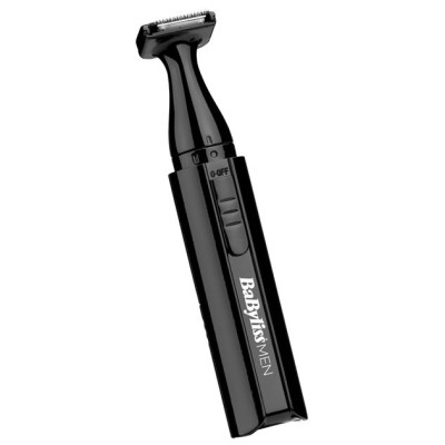 BaByliss Машинка для стриження, мережа+акум., вібраційний мотор, насадок-1, тример, кейс, титан.напил., чорний