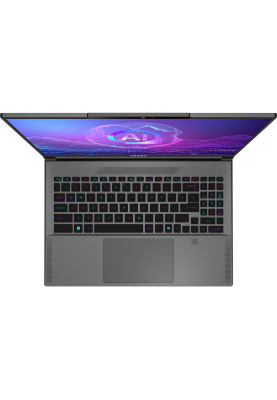 MSI Ноутбук Creator A16 AI+ A3XVGG 16 UHD, Ryzen AI 9 HX 370, 32GB, F2TB, NVD4070-8, W11P, сірий