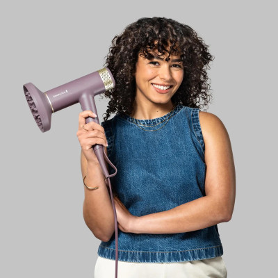 Remington Фен AIRvive, 1600Вт, 3 режими, дифузор, іоніз-я, хол. обдув, фіолетово-золотий