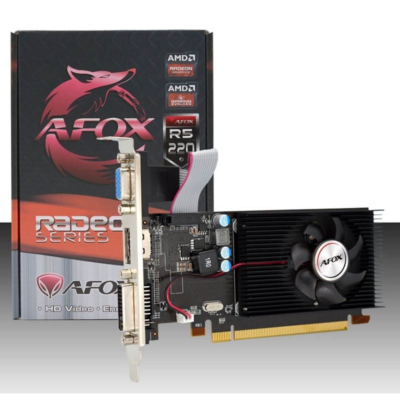 AFOX Відеокарта Radeon R5 220 1GB GDDR3