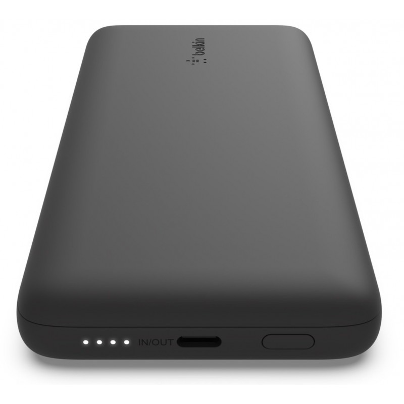 Belkin Універсальна літієва батарея Power Bank 10000mAh 23W integrated cables Black