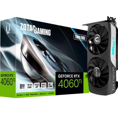 Zotac Відеокарта GeForce RTX 4060 Ti 8GB GDDR6X Twin Edge