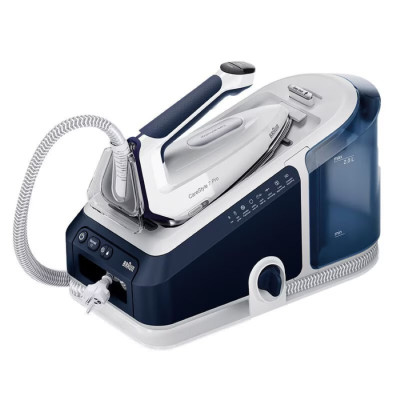 Braun Прасувальна система CareStyle 7 Pro, 2700Вт, 2000мл, паровий удар -600гр, нерж. сталь, біло-синій