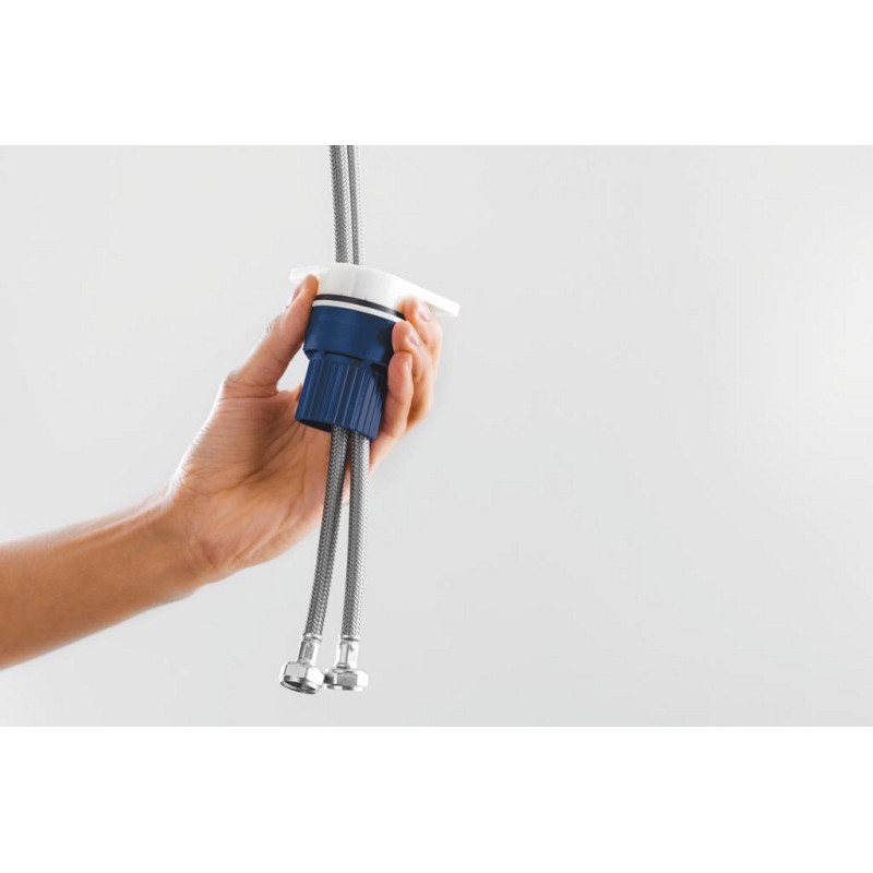 Grohe Змішувач для кухні QuickFix Start Flow, довж.виливу - 215мм, поворотний/витяжний, 1важіль, хром