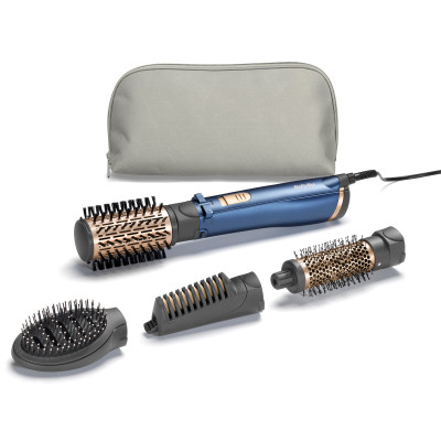 BaByliss Фен-щітка Style Pro, 1000Вт, 2 режими, іоніз-я, хол. Обдув, чохол для зберігання, кераміка, синій