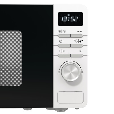 Gorenje MO20A4[Мікрохвильова піч, 20л, електр. кер., 800Вт, гриль, дисплей, білий]