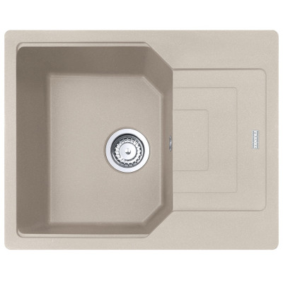 Franke Мийка кухонна Urban, фраграніт, прямокутник, з крилом, 620х500х220мм, чаша - 1, накладна, UBG 611-62, сахара