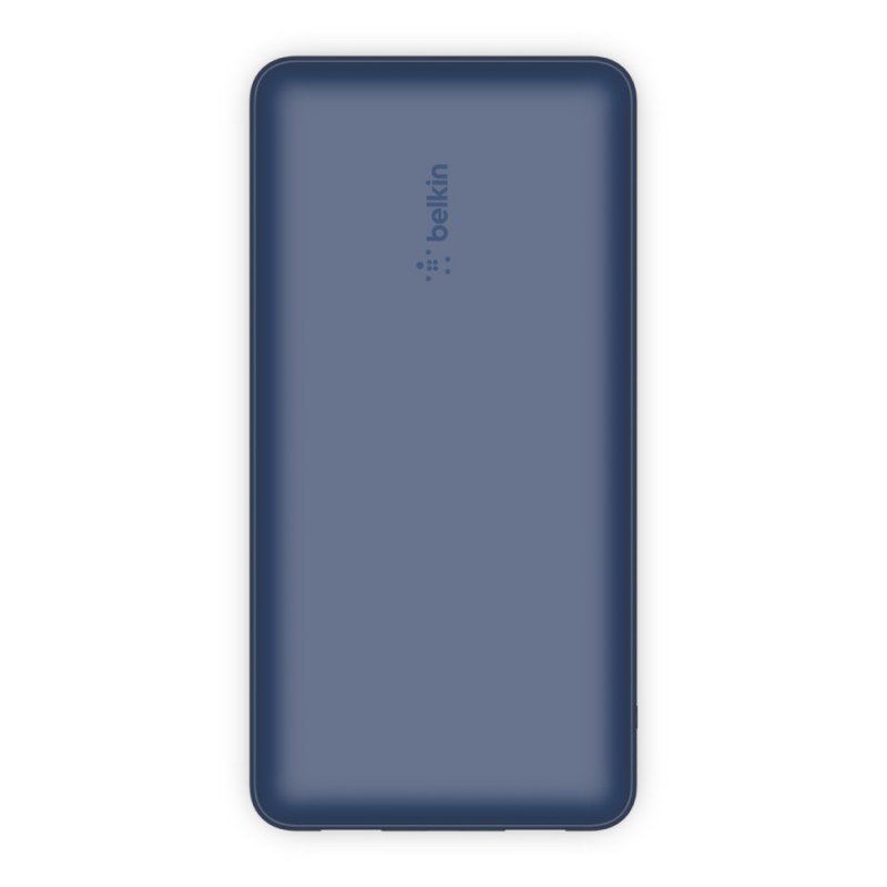Belkin Портативний зарядний пристрій 20000mAh, 15W Dual USB-A, USB-C, blue