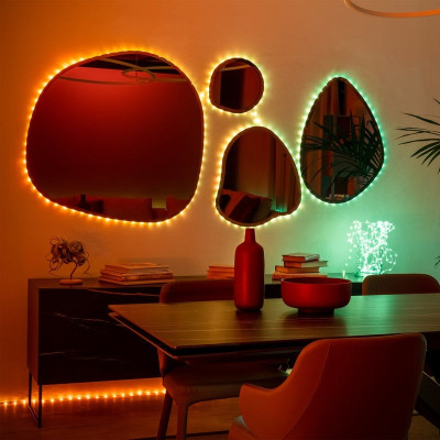 Twinkly Гірлянда Smart LED Twinkly Dots Lights RGB 400 IP44 20м кабель чорний