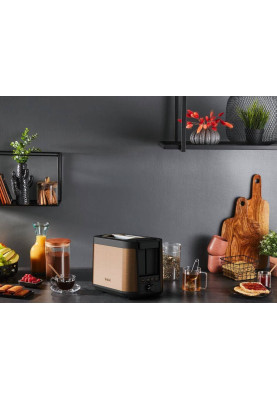 Tefal Тостер Tefal Coppertinto 850Вт, розморожування, метал, бронзовий