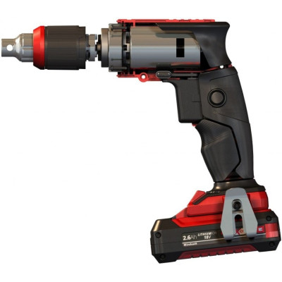 Einhell Шурупокрут для гіпсокартону акумуляторний TE-DY 18 Li - Solo, 18В, 15Нм, 0-4000обхв, кейс, 1кг, без АКБ та ЗП Einhell Шурупокрут для гіпсокартону акумуляторний TE-DY 18 Li - Solo, 18В, 15Нм, 0-4000обхв, кейс, 1кг, без АКБ та ЗП