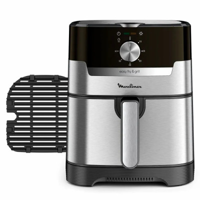 Moulinex Мультипіч EasyFry&Grill, 1550Вт, чаша-4.2л, механічне керув., пластик, сірий