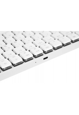 Keychron Клавіатура K3 84 Key Gateron Red WL UA White