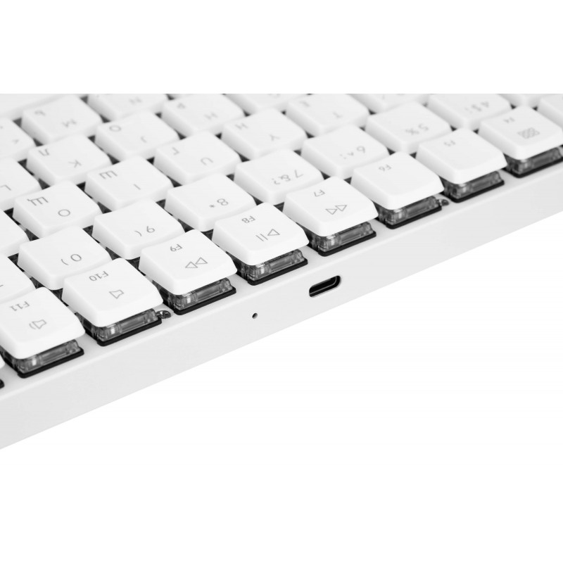 Keychron Клавіатура K3 84 Key Gateron Red WL UA White