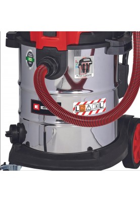 Einhell Пилосос професійний TE-VC 2350 SACL, 1600Вт, 230мБар, контейнер 50л, розетка, клас L, 13.1кг