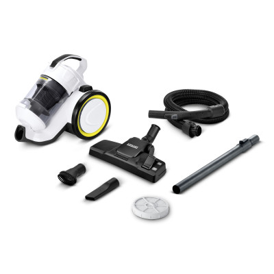 Karcher Пилосос контейнерний VC 3, 700Вт, конт пилок -0.9л, НЕРА 13, білий
