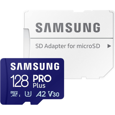 Samsung Карта пам'яті microSDXC 128GB C10 UHS-I R180MB/s PRO Plus