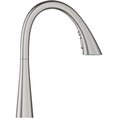 Grohe Змішувач для кухні Scala, довж.виливу - 231мм, поворотний/витяжний, 1важіль, супер сталь