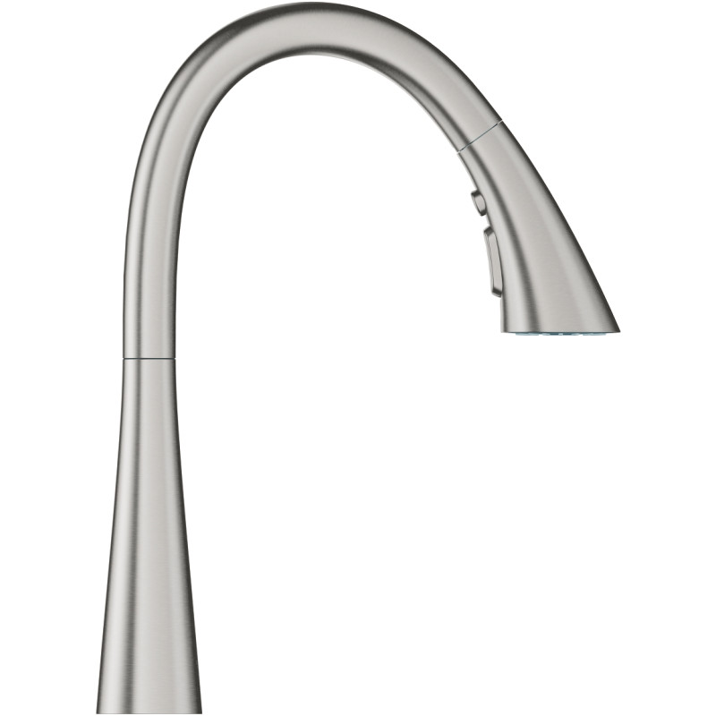 Grohe Змішувач для кухні Scala, довж.виливу - 231мм, поворотний/витяжний, 1важіль, супер сталь