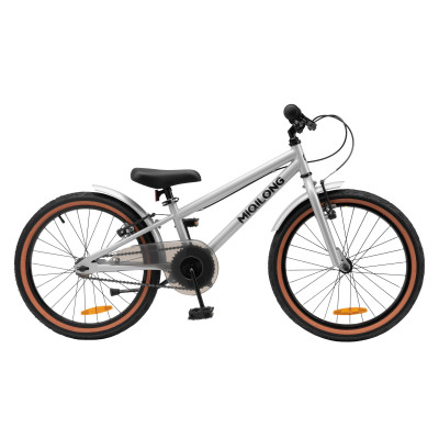 Miqilong Детский велосипед ST 20" срібний