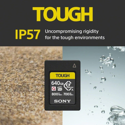 Sony Карта пам'яті CFexpress Type A 640GB R800/W700 Tough Sony Карта пам'яті CFexpress Type A 640GB R800/W700 Tough
