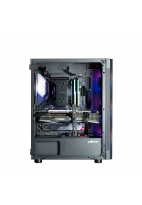 Zalman Корпус I4 TG, без БЖ, 2xUSB3.0, 1xUSB2.0, 4x140мм RGB, VGA 320мм, LCS ready, TG Side Panel, ATX, чорний