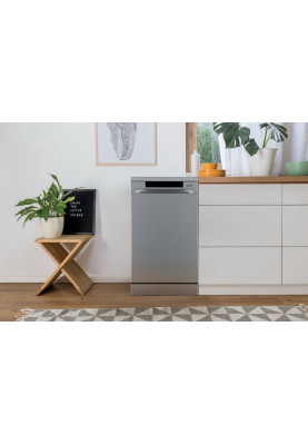 Gorenje Посудомийна машина, 11компл., A+++, 45см, дисплей, 3 кошика, AquaStop, Інвертор, сірий