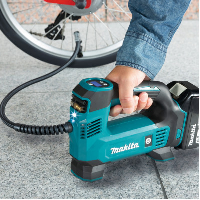 Makita Компресор автомобільний DMP180Z акумуляторний, 18В LXT, SOLO