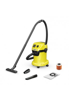 Karcher Господарський пилосос WD 3 P V-17/4/20, 1000 ВТ, 17л, 4м, 4.858 кг